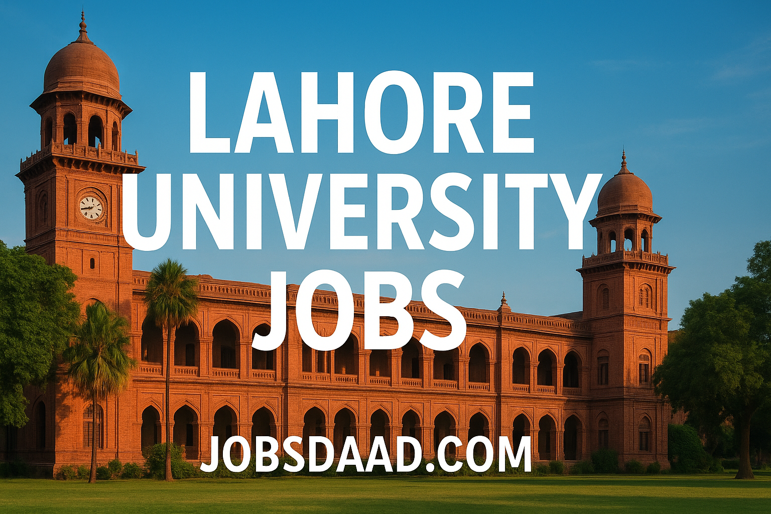 Lahore University Jobs 2025 | Teaching Opportunities