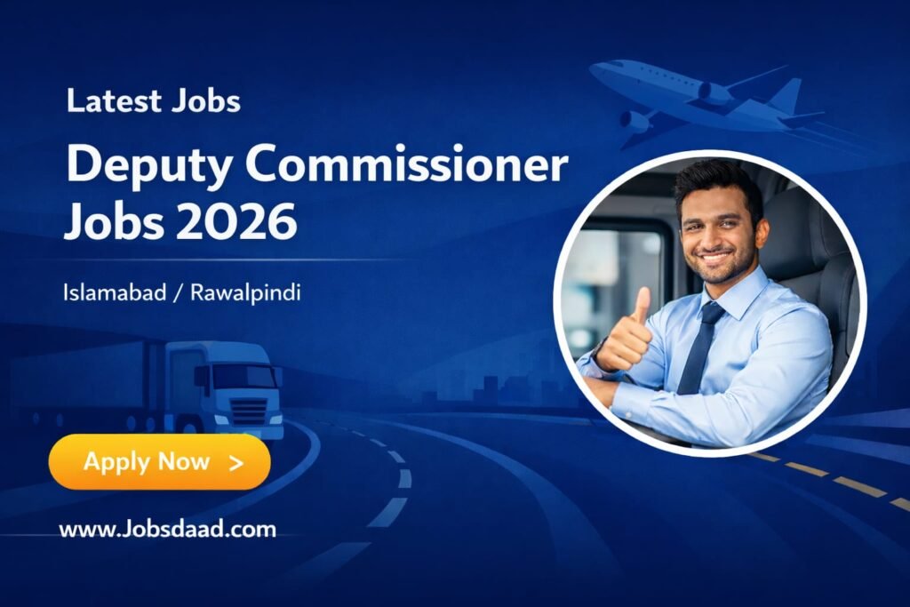 Deputy Commissioner Jobs 2026 – Latest Government Vacancies & Apply Guide