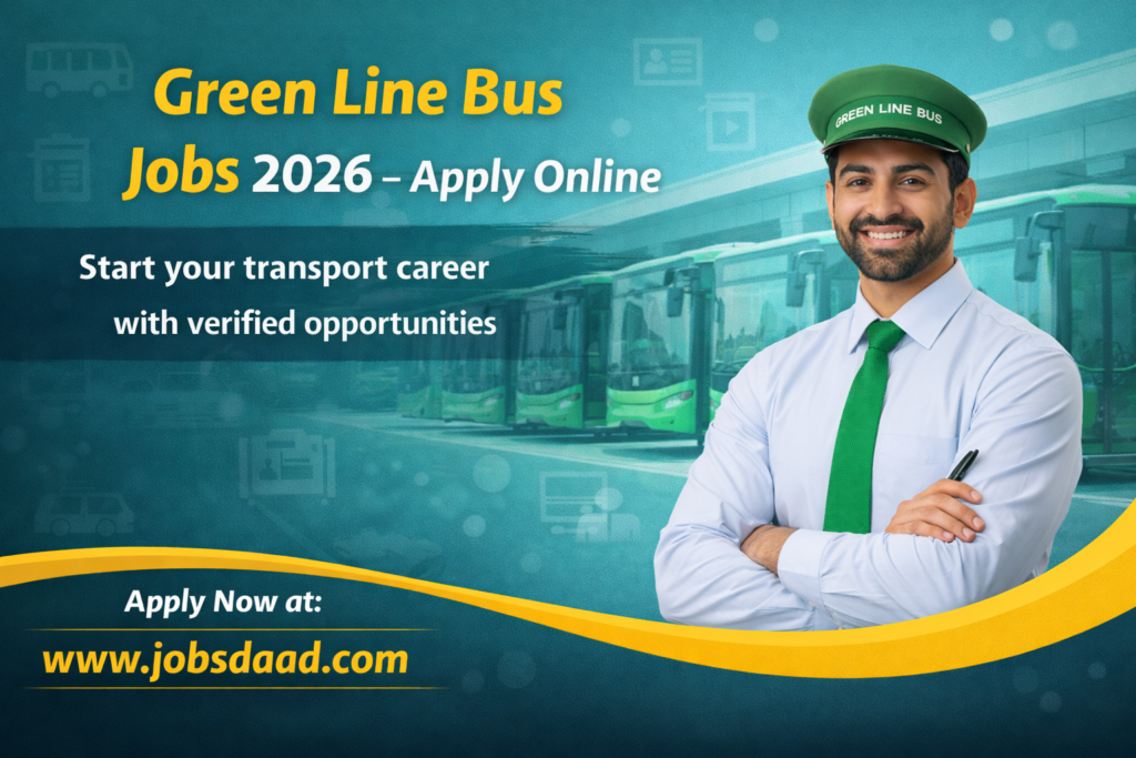 Green Line Bus Jobs 2026 – Apply Online for Male & Female