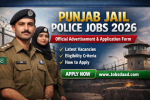Punjab Jail Police Jobs 2026 – Official Advertisement & Application Form
